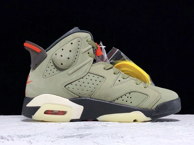 Kicked Out Shoe Store Scott Air Jordan Travis Olive CN1084-200 x Medium 6 0813